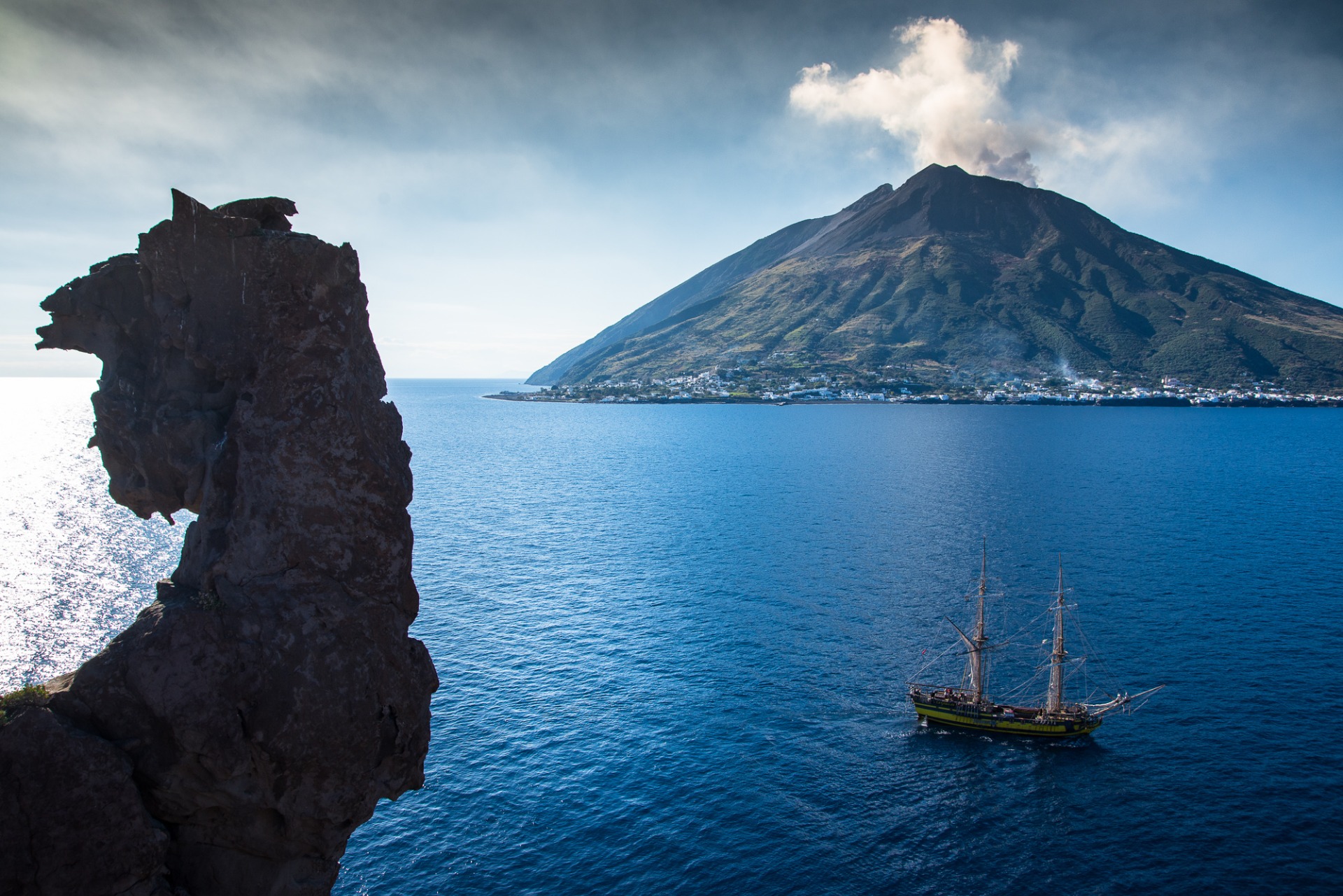 sopka Stromboli