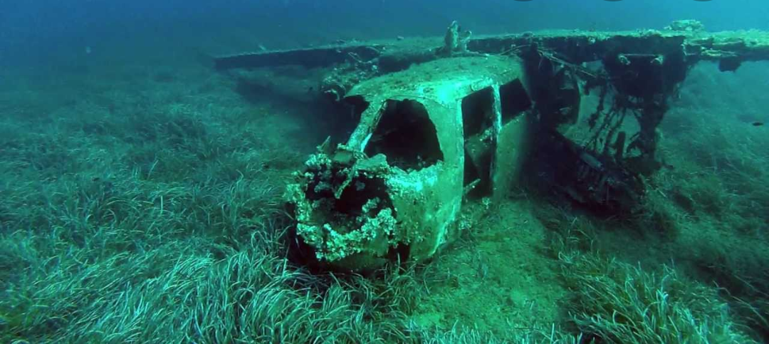potopená Cessna