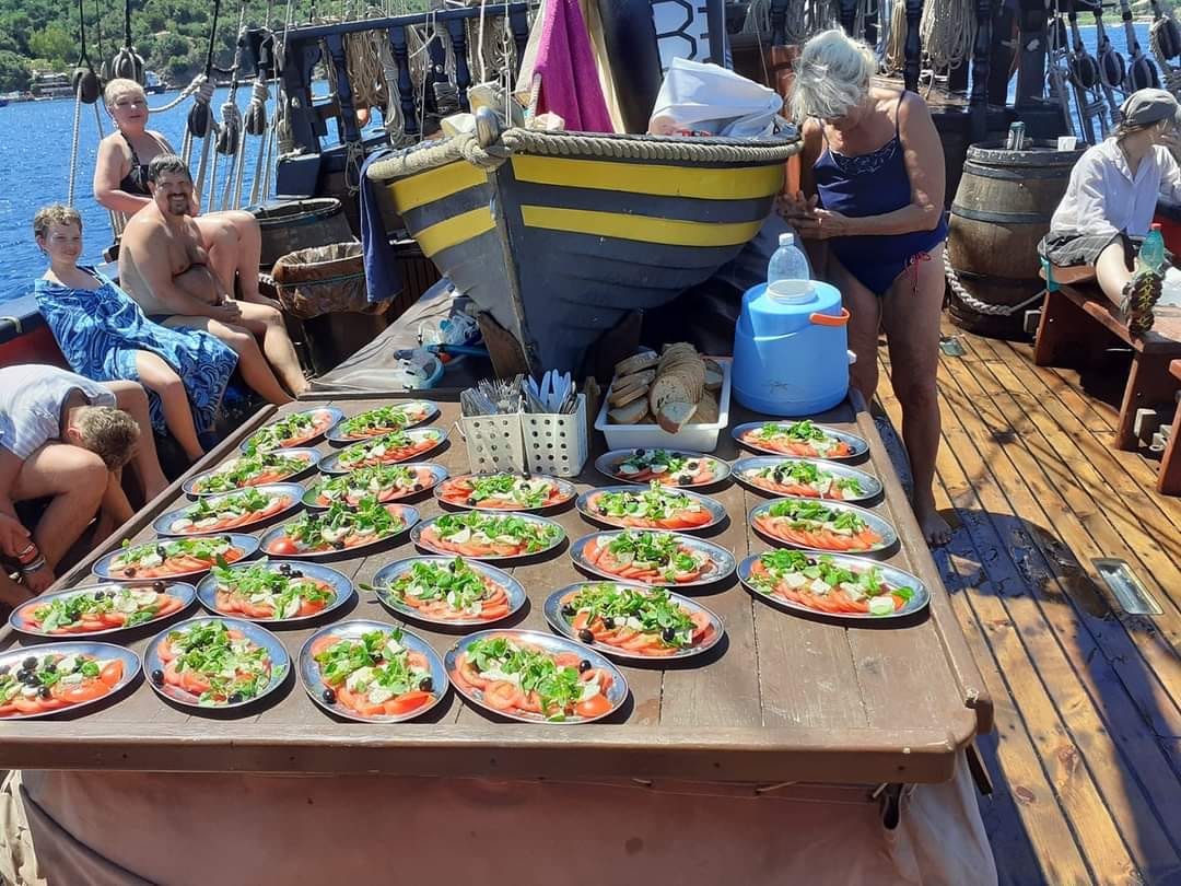 Caprese, odpolední svačinka